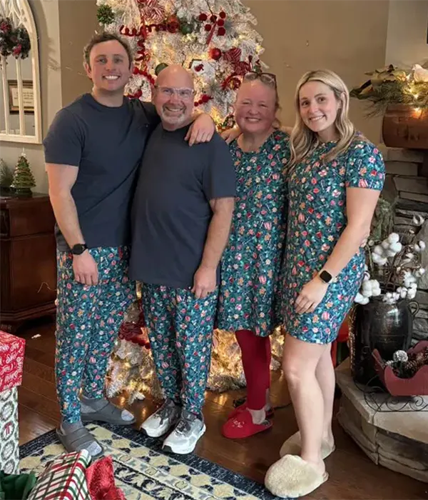 <em><center>Stedman, Greg, Angie and Ashley Cobb</em></center>